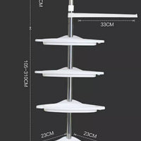 Esquinero organizador de baño