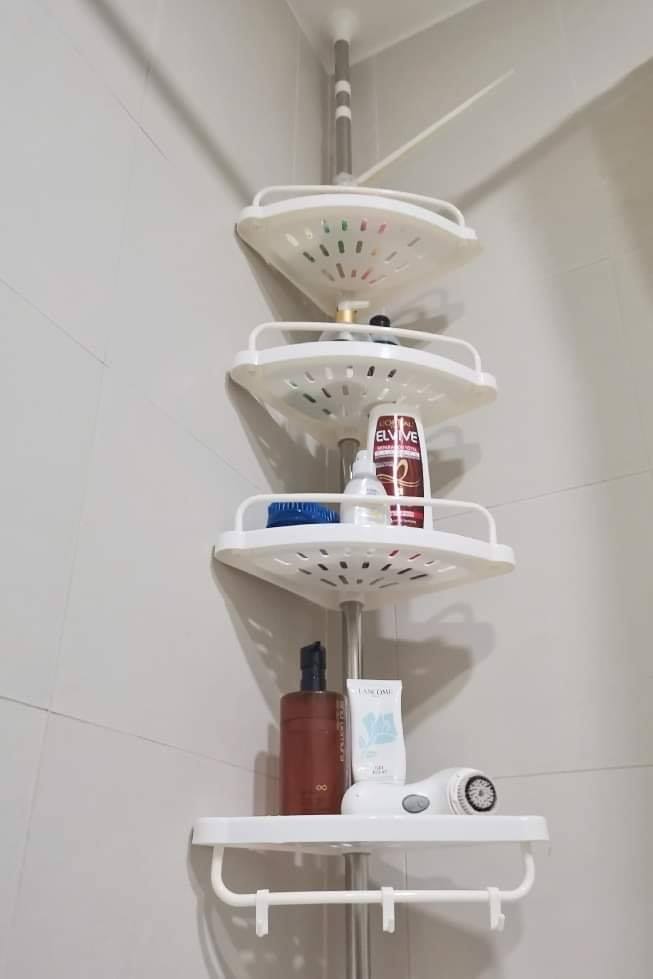 Esquinero organizador de baño