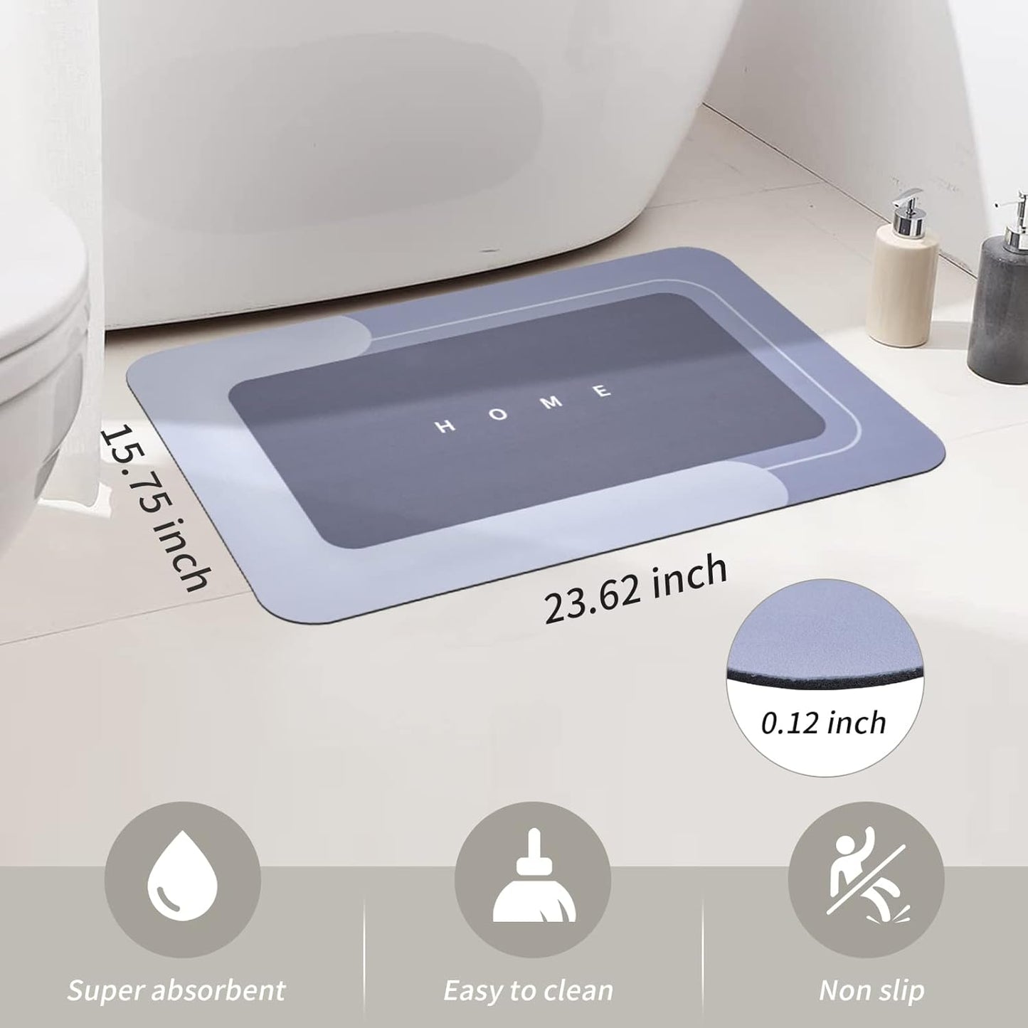 Alfombra super absorvente