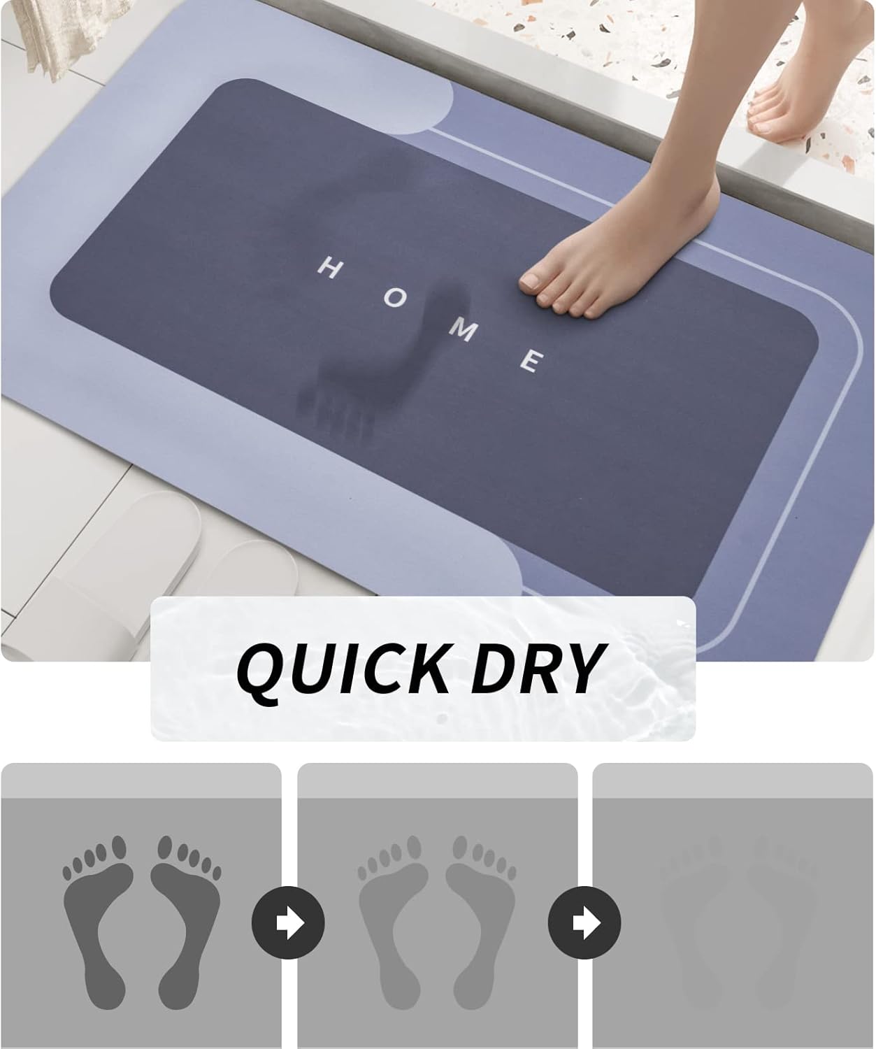 Alfombra super absorvente